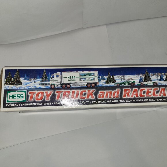 Hess Other - 2003 Hess Toy Truck and Race Cars with Lights  Brand New in Box.